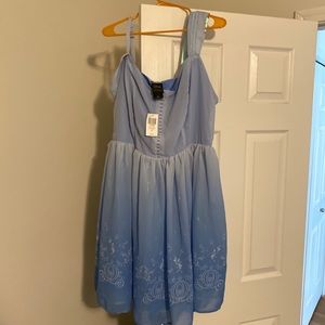 Blue plus-size Disney Cinderella dress